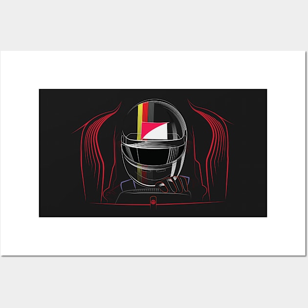 Vettel Wall Art by El-bullit